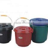Plastic Water Bucket With Lid thumbnail-1