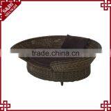 China New Dog Pet Products Wicker Woven Comfortable Dog Bed Luxury thumbnail-1