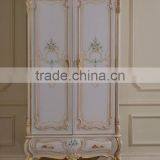 European Painted Triple Door Wardrobe, French Rococo Style Three Doors Wardrobe thumbnail-3