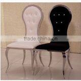 Chinese Supplier Stainless Steel Jewelry Pipe Dining Chair With Restaurant thumbnail-1