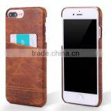 Retro Leather Phone Case With Card Slot Back Cover For IPhone 6/6s/7/7 Plus thumbnail-1