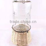 2.5 Gallon Glass Beverage Dispenser With Metal Buckle thumbnail-1