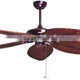 52" Eco-friendly Bamboo Ceiling Fan With Reversible Blowing thumbnail-1