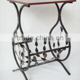 2014 New Living Room Metal Frame Magazine Storage Table Sofa Side Table thumbnail-2