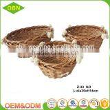 Wholesale Cheap Custom Any Size Decorative Small Gift Wicker Baskets in Bulk thumbnail-2