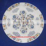 Marble Inlay Round Plate thumbnail-1