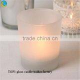 Color Mason Jars Custom Set 3 Laser Cut Glass Candle Holders thumbnail-6