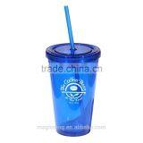 Double Wall Coffee Tumbler PS Plastic Mug thumbnail-4