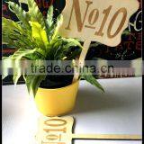 Wood Table Numbers Wedding Party Place Card thumbnail-6