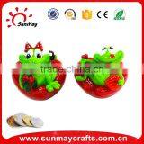 Polyresin Lovely Frog Money Box thumbnail-3