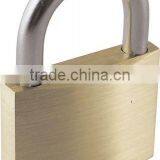 Stainless Steel Shackle Brass Padlock With Keys thumbnail-1