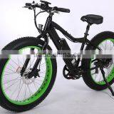 Newly 26 Inch Suspension 48V Fat Tire Electric Mountain Bike e Bicycle With Hidden Battery thumbnail-2