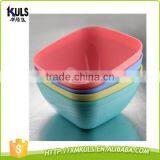 Colorful Plastic Square Salad Bowl thumbnail-1