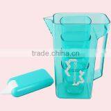 1600ml Fashionable Plastic Water Jug With Cups thumbnail-3