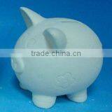 Ceramic White Piggy Banks