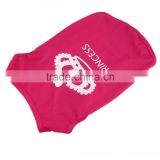 Cute Summer Small Dog Cat Pet Soft Vest Princess Crown Pattern Apparel Costumes T Shirt Pet Dog Summer Breathable Clothes thumbnail-5