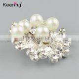Keering-made Vogue Custom Pearl Rhinestone Buttons for Garments WBK-1475 thumbnail-4