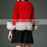 Intalian Style Winter Women Round Neck Noble Real Fox Fur Coats thumbnail-4