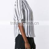 2016 High Quality Fancy Stripe Shirt Elegant Design OEM Service thumbnail-2