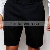 High Quality Latest Custom Slip Pockets Men's Black Slim Fit 100% Cotton Zip Fly Casual Shorts thumbnail-3