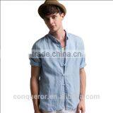 Men's White Linen Shirt HOT! MSRL0042 thumbnail-3