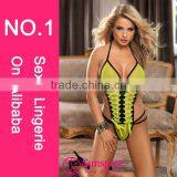 2015 High Quality Hot Sales Sexy Micro Teddy Lingerie China Sexy Lingerie Sexy Lingerie Fishnet Teddy thumbnail-1