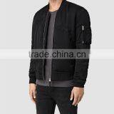 MGOO Custom Designs Embroidery Bomber Jackets Long Sleeves Zip Up Fly Mens Bomber Jackets Zip Up thumbnail-4