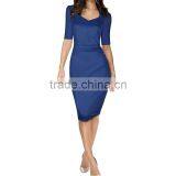 Fashion Dress Ladies Business Frock Suit thumbnail-1
