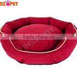 2014 Oval Suede Pet Bed Dog Bed thumbnail-3