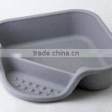 R1865H Semi Enclosed Cat Toilet New Triangle Cat Litter Box Open Cat Toilet thumbnail-1