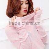 Custom Tall Tee Long Sleeve Pink Longline t Shirt Elongated Extend T Shirts thumbnail-3