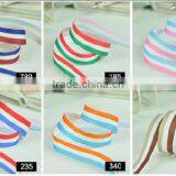 Hi-ana Ribbon 178 Custom Stripe Grosgrain Ribbon High Quality Custom Logo Designs Striped Grosgrain Ribbon thumbnail-2