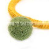 Accessories Pom Ball Green Elastic Band Hair Ties thumbnail-2
