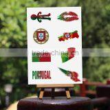 Custom Temporary Country Flag Face Tattoos