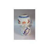 Oriental Porcelain Jar With Cover WRYAS67 thumbnail-2