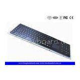 IP65 Black Industrial Metal Kiosk Keyboard With Touchpad And Function Keys