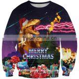 Dinosaur Christmas Unisex 3D Printed Sweatshirts/blue na Plus Size 3d Fashioable Christmas Printed Hoodies Without Hood