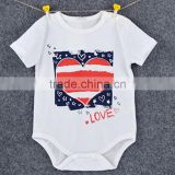 newborn baby clothes high quality white rompers baby