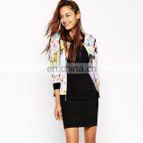 New Arrival Funny Printing Women Bomber Jacket Wholesale thumbnail-5