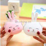Cartoon Silicone Coin Wallet Korean Cute Rabbit Coin Purse Candy Color Packet Fashion Women Bags thumbnail-3