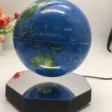360 Spining Hexagon Base Magnetic Floating Levitate 6inch 7inch 8inch World Globe for Toys thumbnail-2