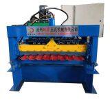 Building Material Trapezoidal Metal Roof Sheet Roll Forming Machine