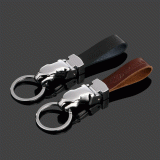 Football Key Chain With Manchester United Logo on It. thumbnail-2