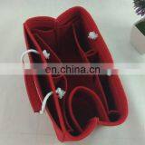 100% Polyester Felt Cosmetic Makeup Bags New Style Large Purse Organizer Insert thumbnail-5