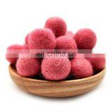 Wall Hanging Craft Colorful Felt Ball With Customized Logo Printed thumbnail-5