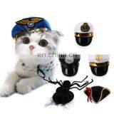 Cosplay Cat Hat Halloween Policeman Pirate Captain Sailor Dog Hat For Party thumbnail-1