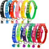 Wholesale Manufacturer Adjustable Soft High Quality Nylon Luxury Custom Pet Dog Collar For Dog With Bell Dog Collar thumbnail-1