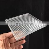 China suppliers extra clear interior decoration reeded glass