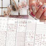 JOYFUL 362-387 Japanese Mayu Rose Gold English Letter Nail Stickers Nails 3d Adhesive Patch Nail Stickers thumbnail-2