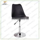 WorkWellabs Plastic Bar Stool Stainless Steel Swivel Bar Stool(Kw-B2023)